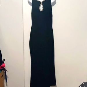 Long black Evening dress